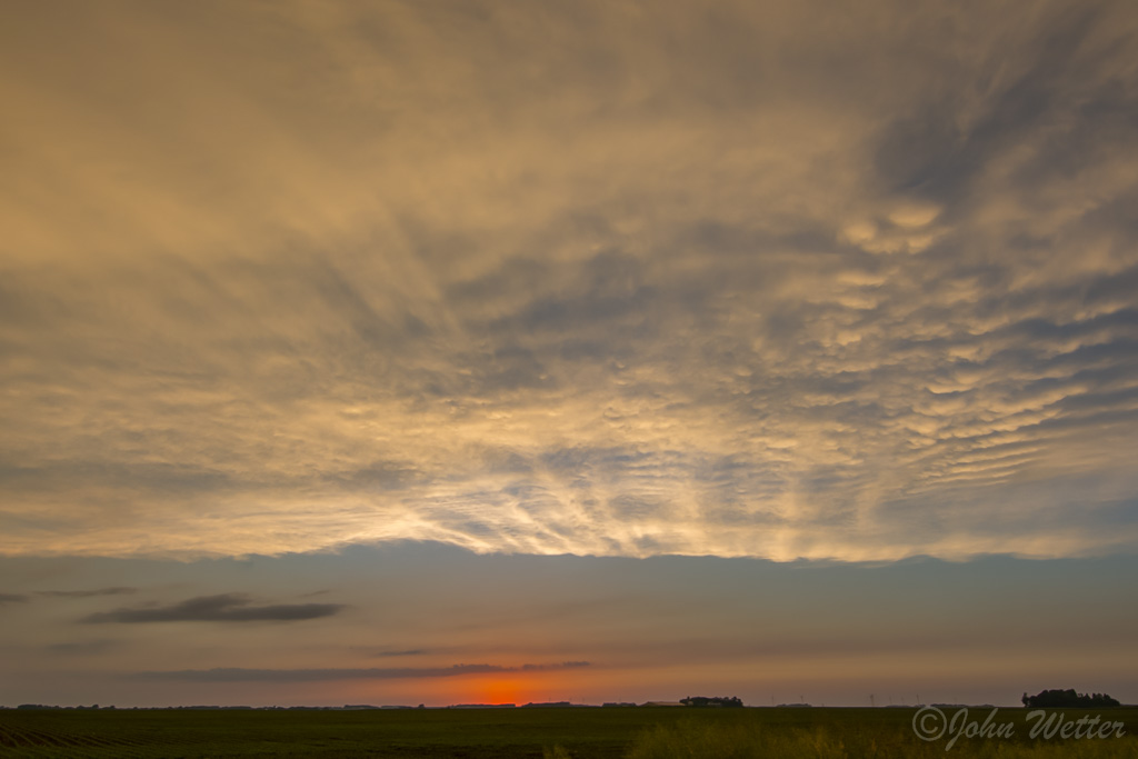 Sunset near Windom, MN.