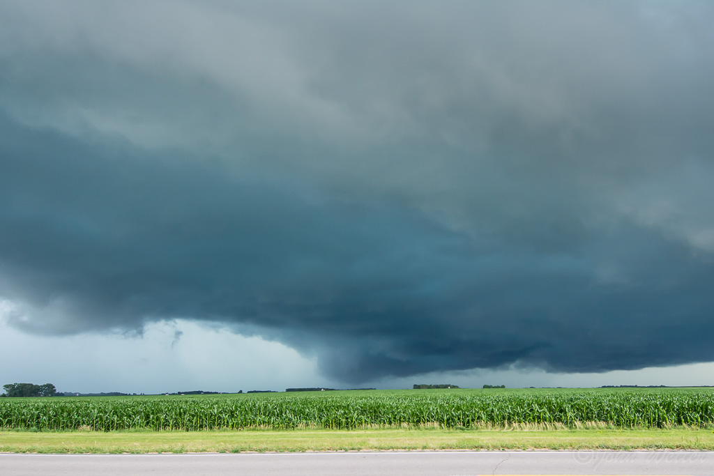 RFD cut near Mandt Township, MN.  This was the last time I thought it might become tornadic.